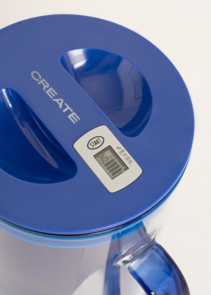 AQUA CLEAR JUG - Caraffa filtrante in vetro da 1,5 l con doppio filtro, Immagine di galleria 10