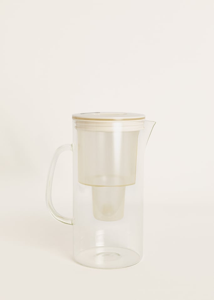 AQUA CLEAR JUG - Caraffa filtrante in vetro da 1,5 l con doppio filtro, Immagine di galleria 9