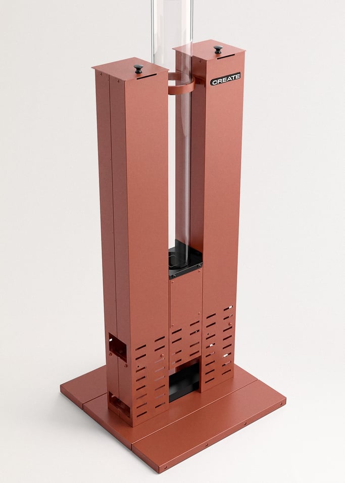 FIRE TUBE HEATER - Stufa a pellet da esterno 8,2 kW senza fumo, Immagine di galleria 5