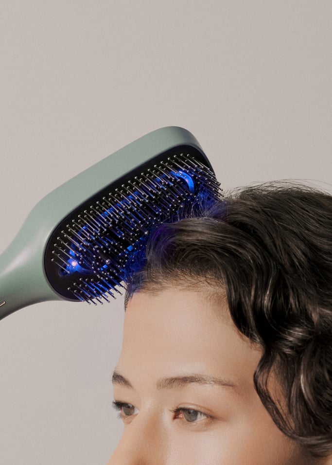HAIRCARE LED BRUSH 4 in 1 - Spazzola per il trattamento dei capelli 4 in 1 con terapia LED, tecnologia ionica, EMS e laser LLLT, Immagine di galleria 5