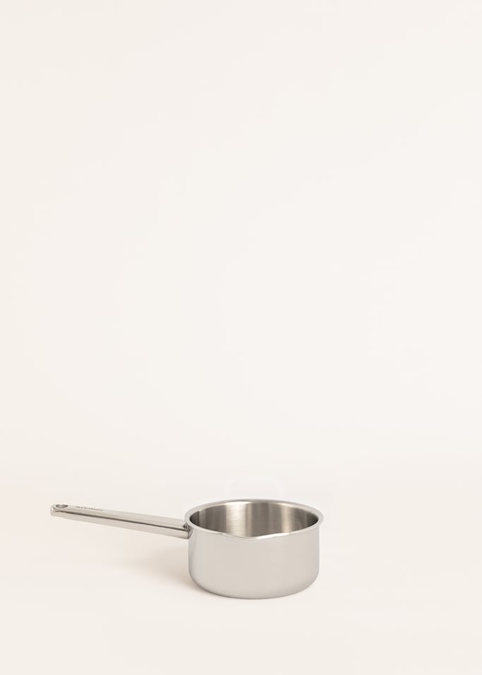 STEEL SAUCEPAN - Pentolino in acciaio inox a triplo strato con coperchio, Immagine di galleria 8