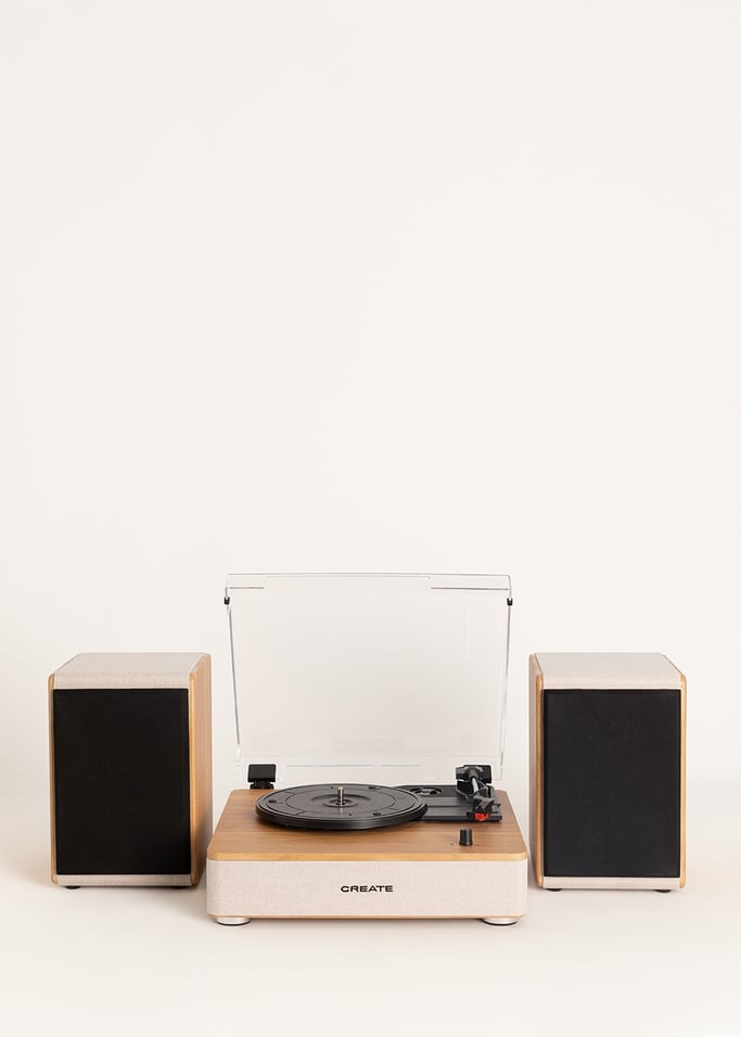 RECORD PLAYER PRO - Giradischi con 2 altoparlanti esterni, Bluetooth e uscita RCA, Immagine di galleria 6