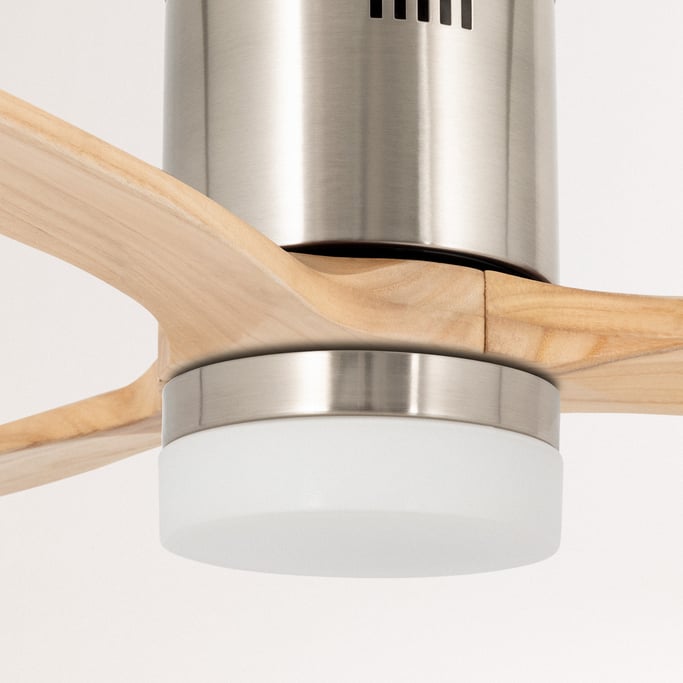 LIGHTCALM NICKEL - Ventilatore da soffitto reversibile con luce 40W DC , Immagine di galleria 8