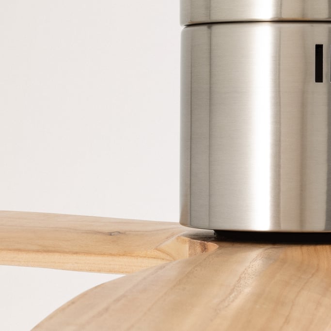 LIGHTCALM NICKEL - Ventilatore da soffitto reversibile con luce 40W DC , Immagine di galleria 7