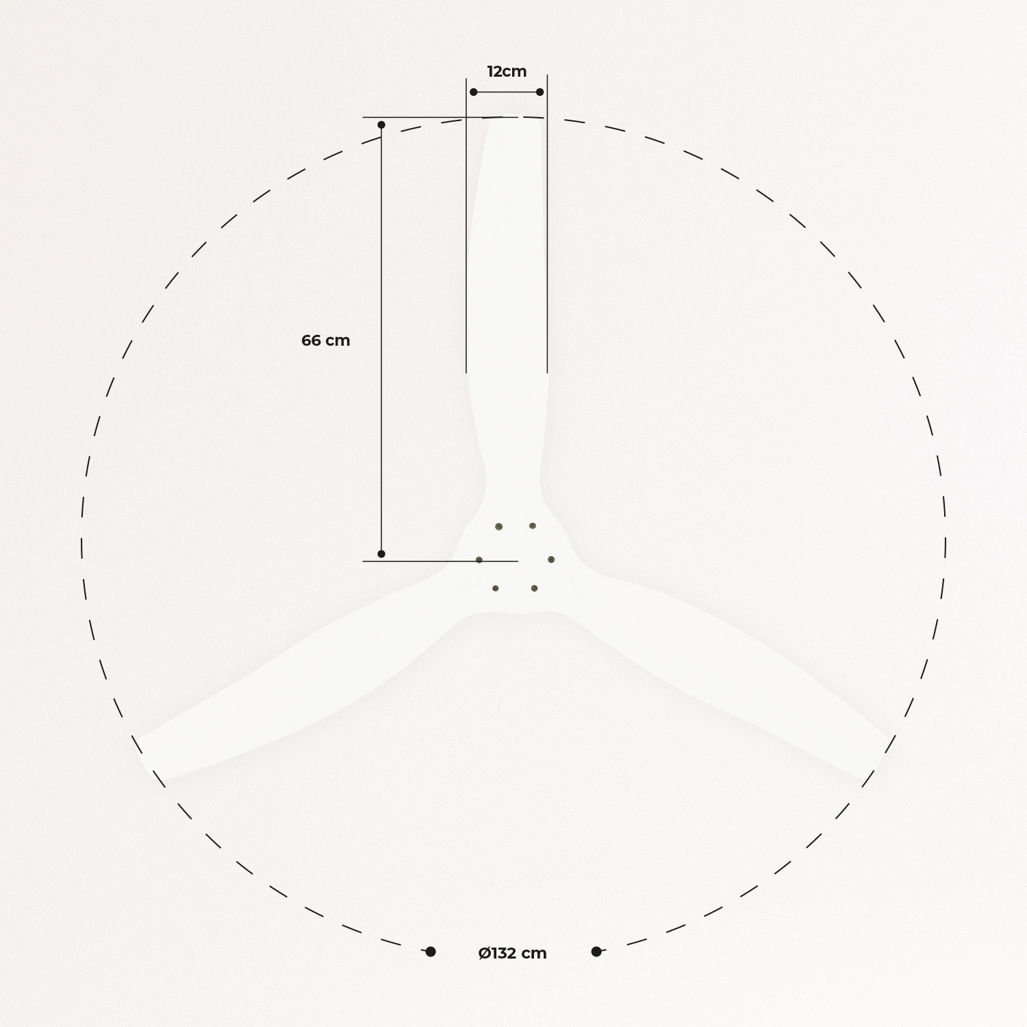 WINDCALM DC - Plafondventilator voor winterfuncties - Ultrastille zomer, medidas foto vertical