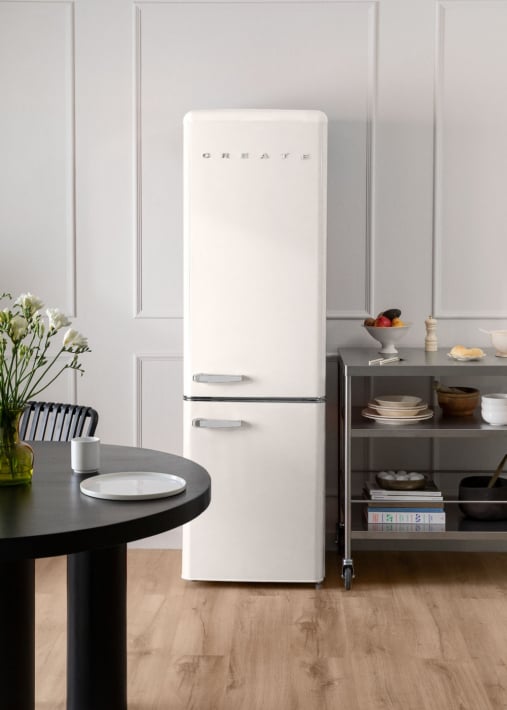 FRIDGE STYLANCE 244L - Retro-stijl combi koelkast