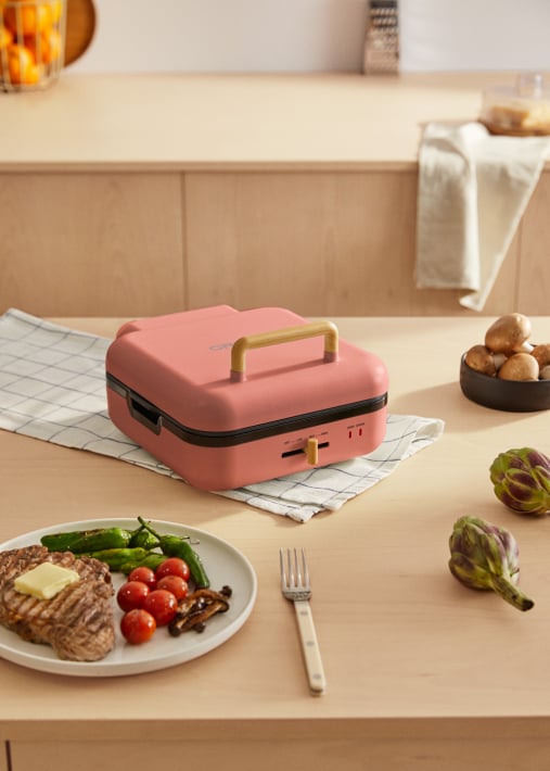 STONE STUDIO PRO - Multifunctionele grill met 180º opening