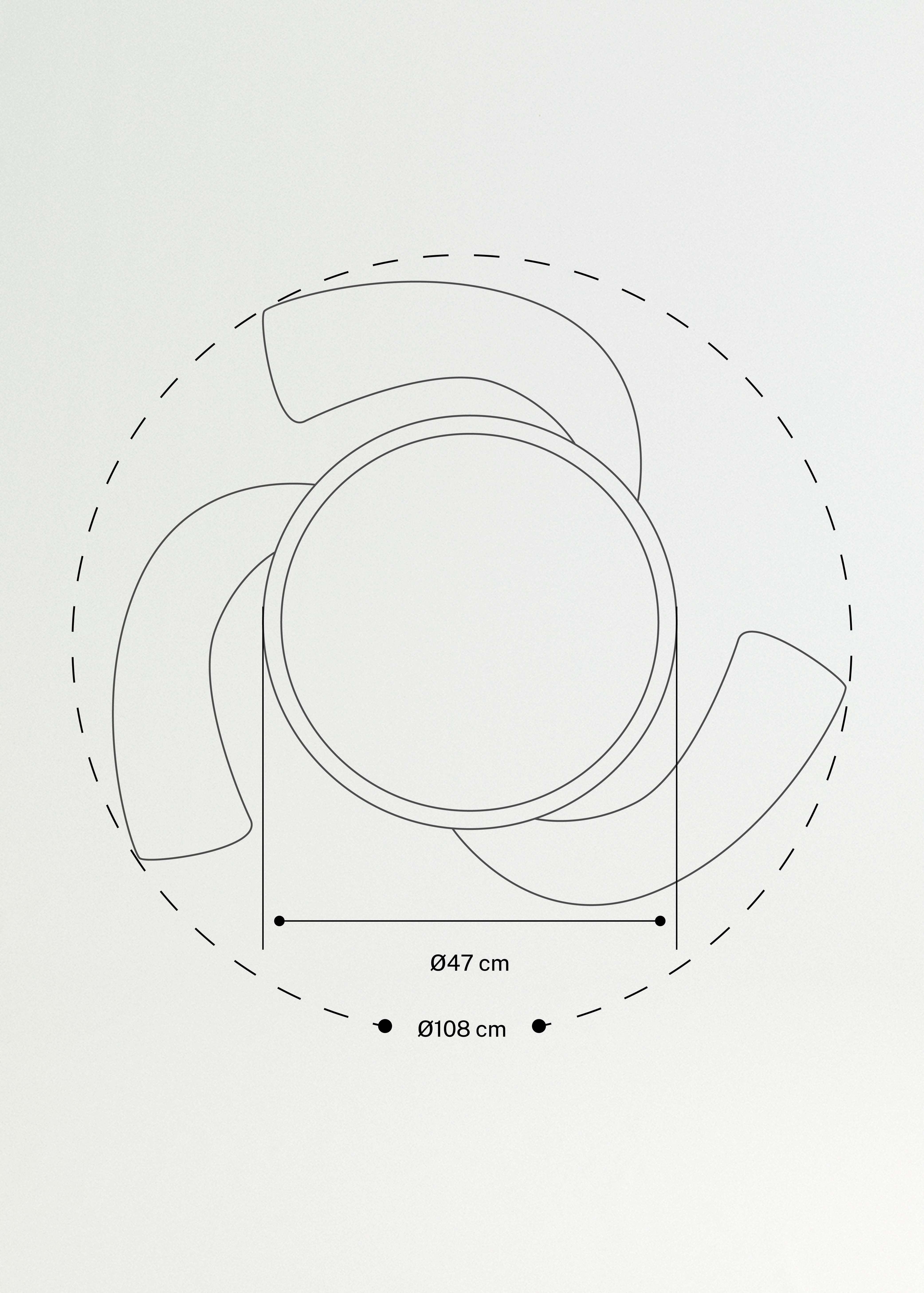 WIND CLEAR - Plafondventilator 40W stille intrekbare bladen met LED verlichting diverse maten
, medidas foto vertical