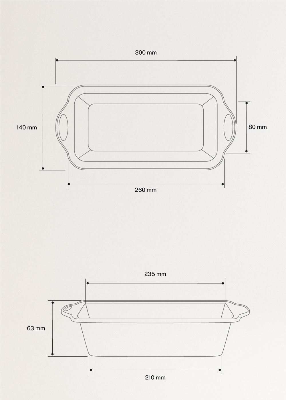 KITCHENWARE STUDIO - Siliconen bakvormen, medidas foto vertical