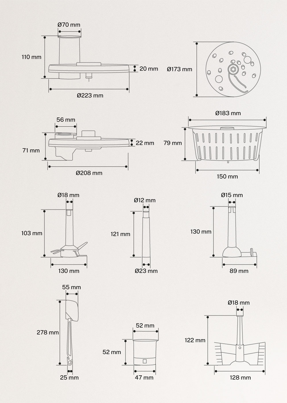 CHEFBOT COMPACT CONNECT - Slimme multifunctionele keukenrobot met stoommand, medidas foto vertical