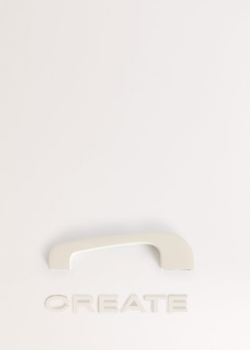 Set Handgreep en Logo voor FRIDGE RETRO