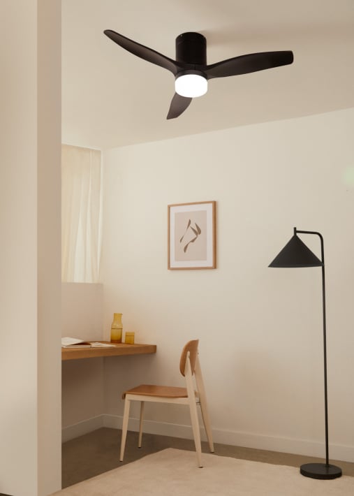 WIND CALM - Stille 40W plafondventilator met technische ABS bladen in verschillende maten