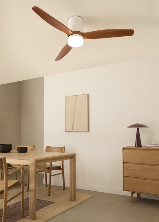 WIND CALM - Stille 40W plafondventilator met technische ABS bladen in verschillende maten