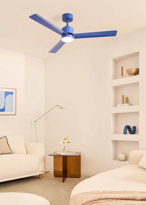 WIND MODERN - Stille plafondventilator 40W met LED-licht verkrijgbaar in verschillende maten