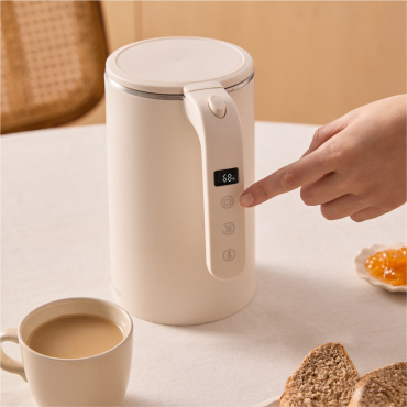 KETTLE STUDIO PRO - Elektrische Waterkoker Met Temperatuurregeling, Verschillende Maten Gebroken Wit
