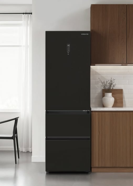 FRIDGE STUDIO COMBI PRO FLEX 401 - Italiaanse koelkast van 401L No Frost met Space Pro en Care+