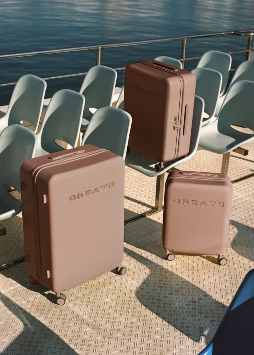 LUGGAGE STUDIO - Harde polycarbonaat koffer met TSA-slot en multidirectionele wielen