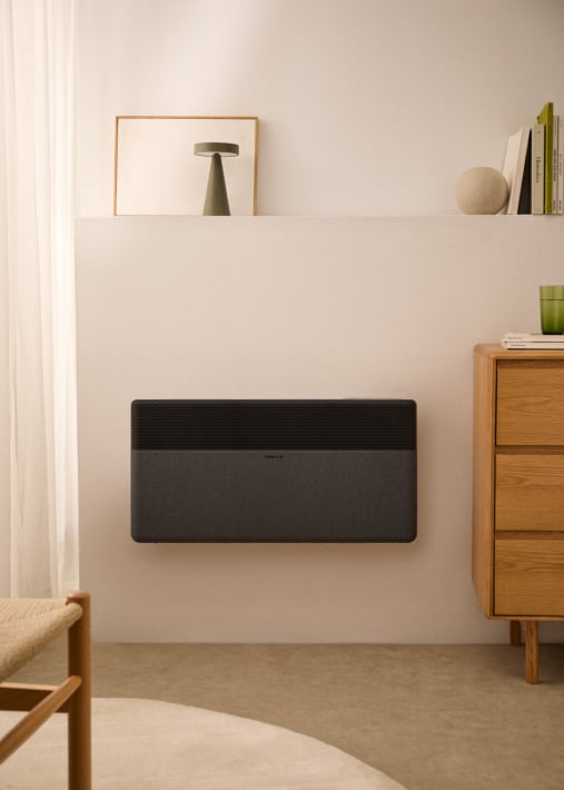 WARM TEXTILE INVERTER - Inverter-convector voor wand of vloer met WiFi 1500W / 2000W