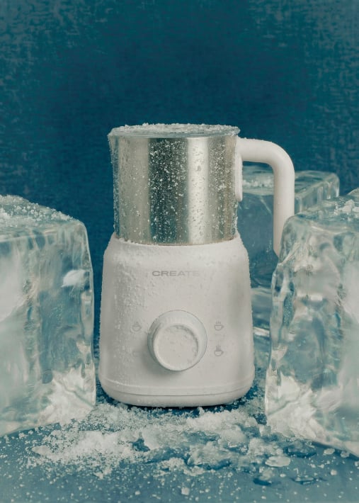 MILK FROTHER RETRO - Melkopschuimer en verwarmer met afneembare kan