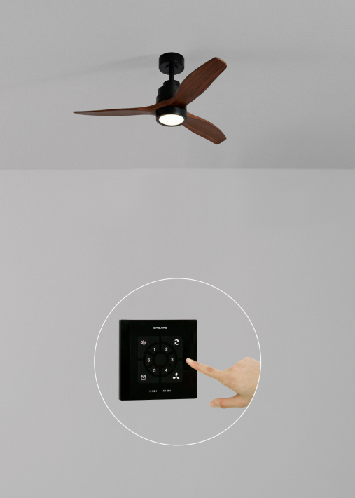 WIND STYLANCE - Stille plafondventilator van 40 W met technische ABS-bladen, verkrijgbaar in verschillende maten