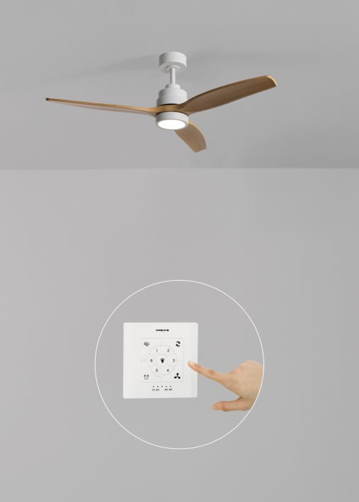 WIND STYLANCE - Stille plafondventilator van 40 W met technische ABS-bladen, verkrijgbaar in verschillende maten