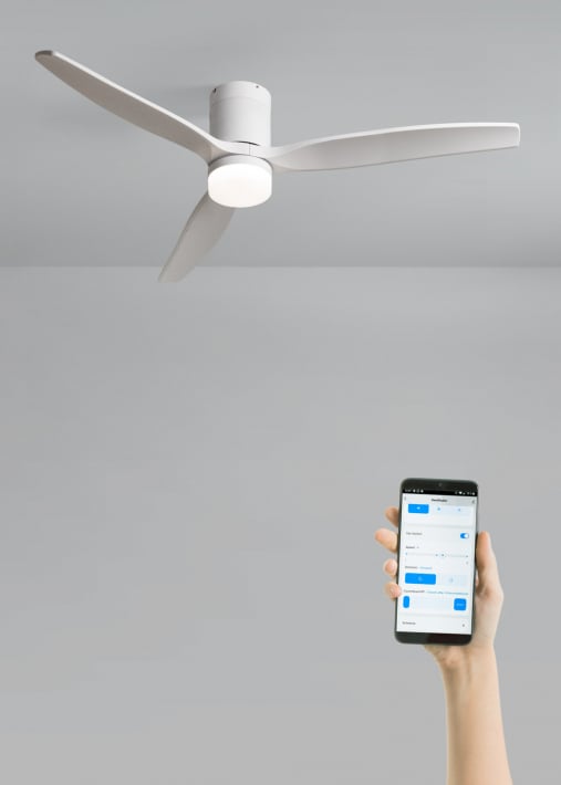 WIND CALM - Stille 40W plafondventilator met technische ABS bladen in verschillende maten