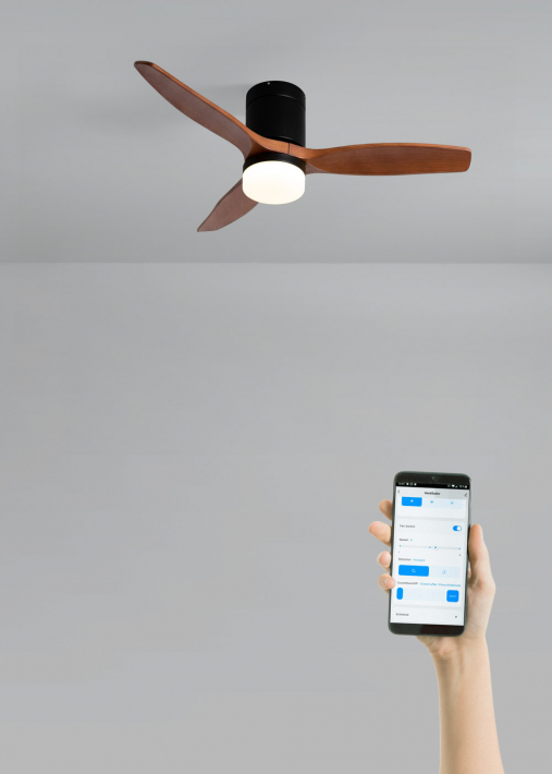 WIND CALM - Stille 40W plafondventilator met technische ABS bladen in verschillende maten