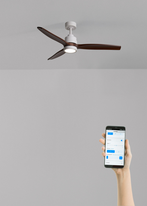 WIND STYLANCE - Stille plafondventilator van 40 W met technische ABS-bladen, verkrijgbaar in verschillende maten