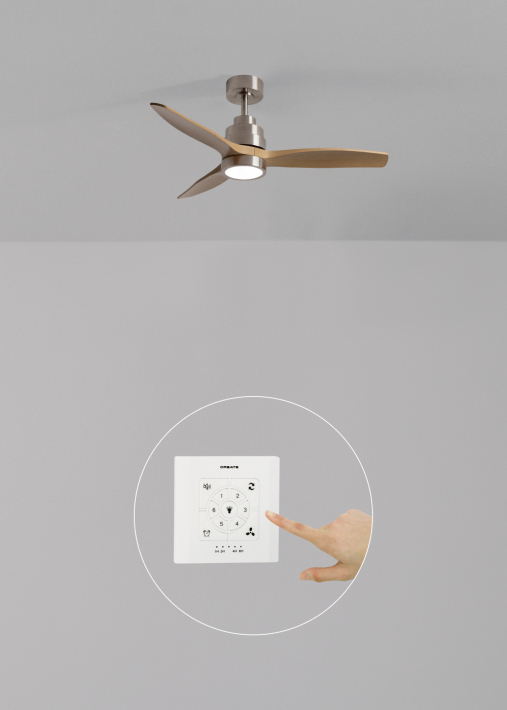 WIND STYLANCE - Stille plafondventilator van 40 W met technische ABS-bladen, verkrijgbaar in verschillende maten