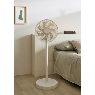 AIR STAND FOLDABLE - Opvouwbare Staande Ventilator 50 W Gebroken Wit
