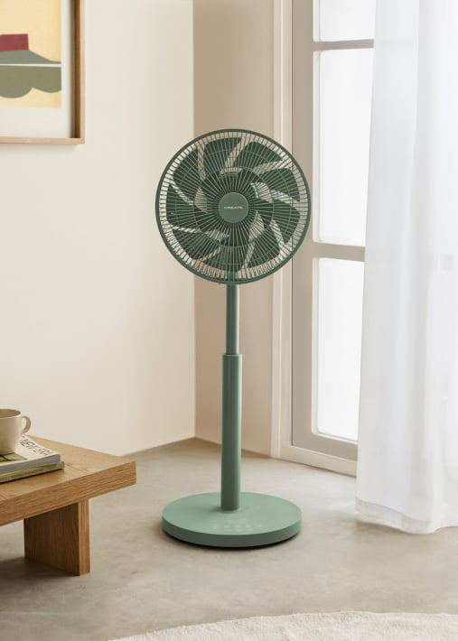 AIR STAND 3D - Staande ventilator met 3D-oscillatie 30W ultrasstil