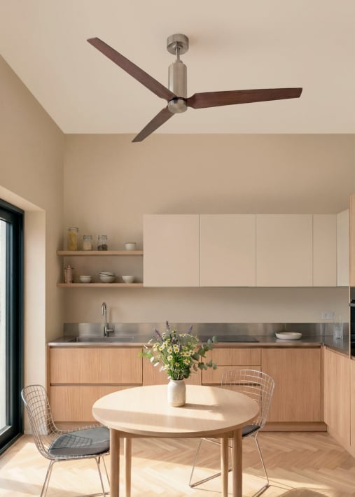 WIND FORMA - Stille plafondventilator 45W Ø152 cm met optioneel sfeerverlichting