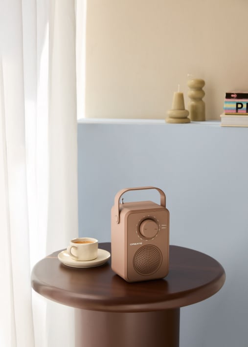 RADIO SPEAKER STUDIO - Draagbare AM/FM-radio 5 W met ingebouwde luidspreker