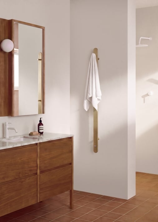 WARM TOWEL TUBE OVAL - Elektrische handdoekhouder 40 W
