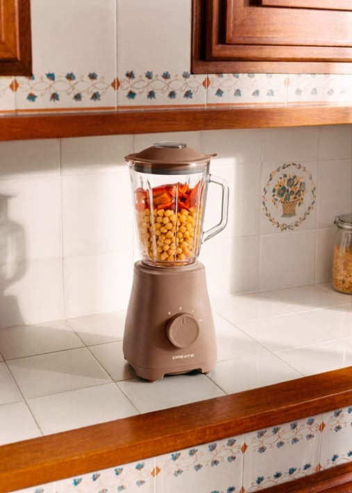 BLENDER PULSE 1300 - 1300 W blender met glazen kan van 1,5 L