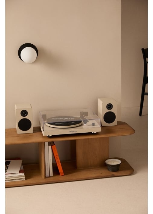 RECORD PLAYER STUDIO PRO - Platenspeler met 2 externe luidsprekers, Bluetooth en RCA-uitgang
