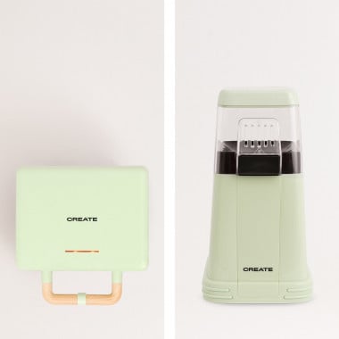 Kopen PACK - POPCORN MAKER Popcornmachine + STONE 3 IN 1 STUDIO - Sandwichera grill y gofrera