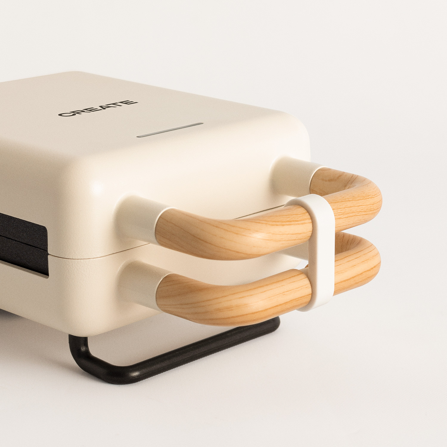 CREATE - Sandwichgrill En Wafelijzer Met Verwisselbare, 2 Platen Stone Studio