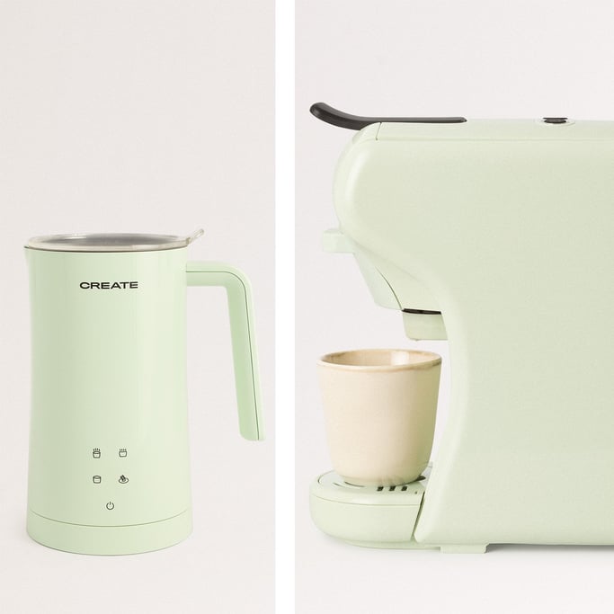 PACK - POTTS STYLANCE Espressomachine met meerdere capsules + MILKFROTHER STUDIO Verwarmingsopschuimer voor melk en chocolade, imagen de galería 1