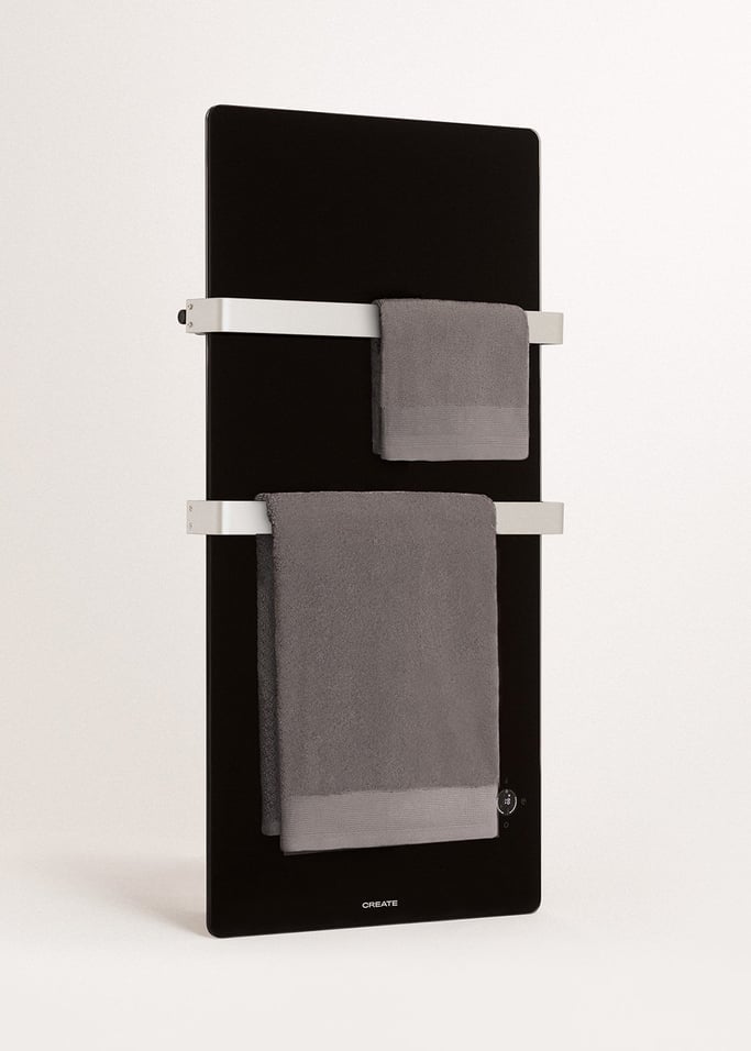 WARM TOWEL CRYSTAL - Elektrisch glazen handdoekenrek met wifi 600W, afbeelding van de galerij 3