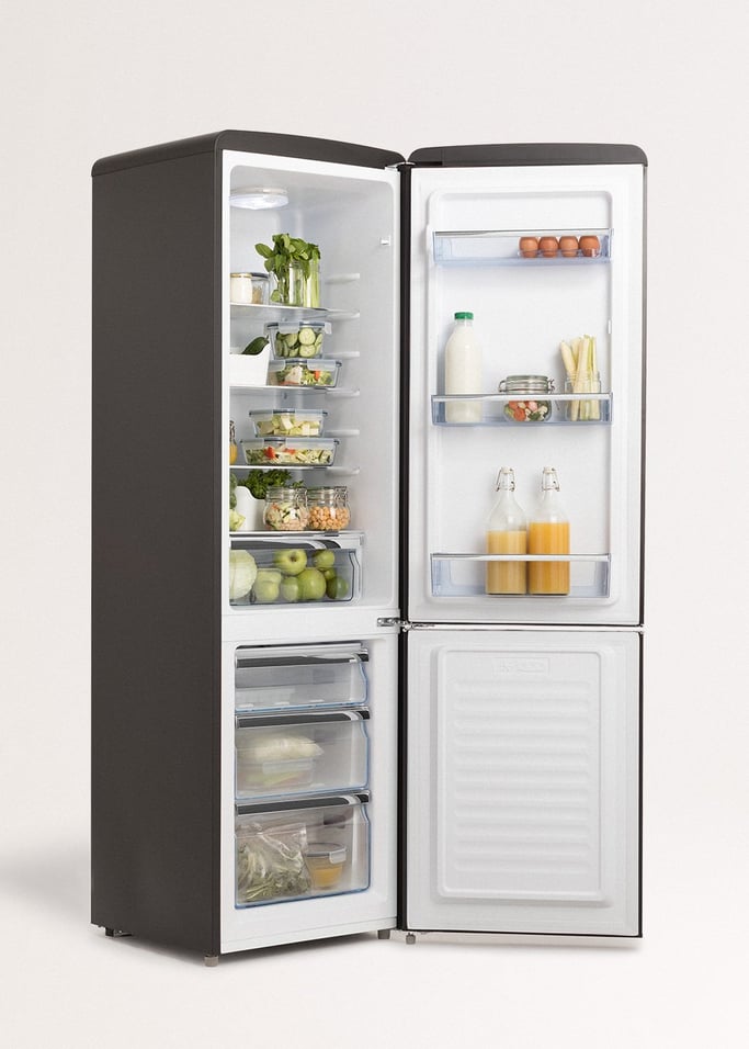  FRIDGE STYLANCE 244L - Retro-stijl combi koelkast, afbeelding van de galerij 5
