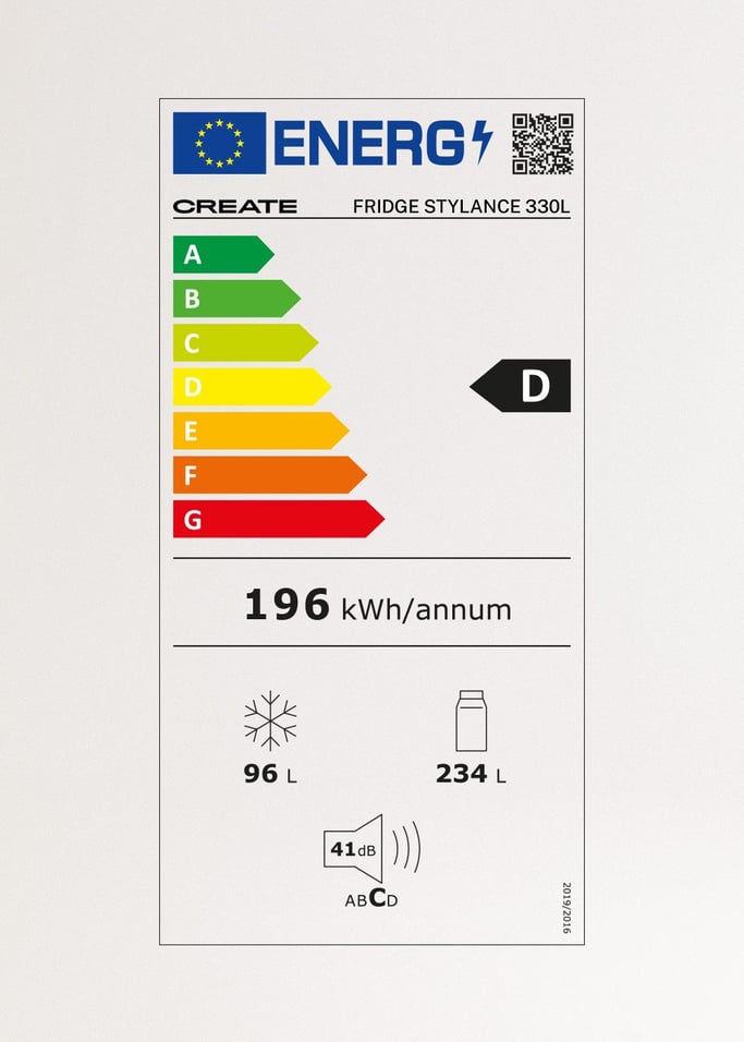 FRIDGE STYLANCE 330L - Retro-stijl combikoelkast, afbeelding van de galerij 7