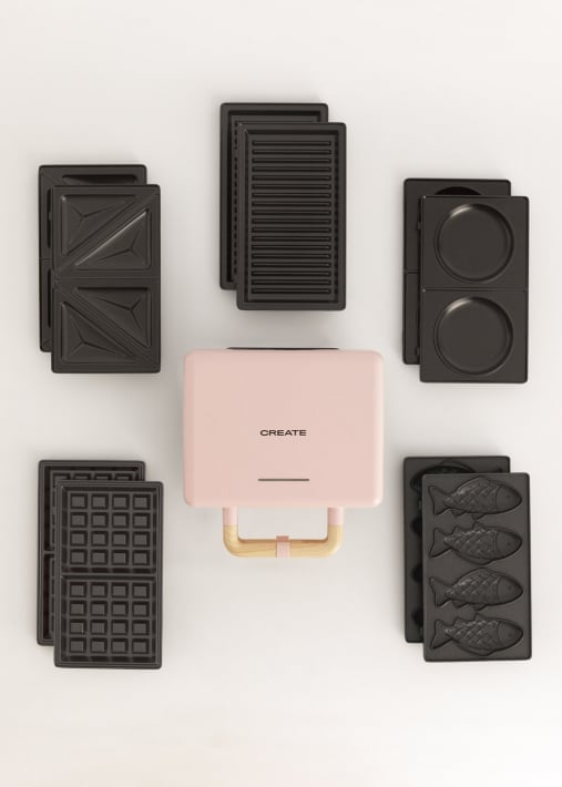 Kopen Pack STONE STUDIO Dubbel - wafel en grill Sandwich Maker +Taiyaki Plaat + pannenkoek pannenkoek Plaat