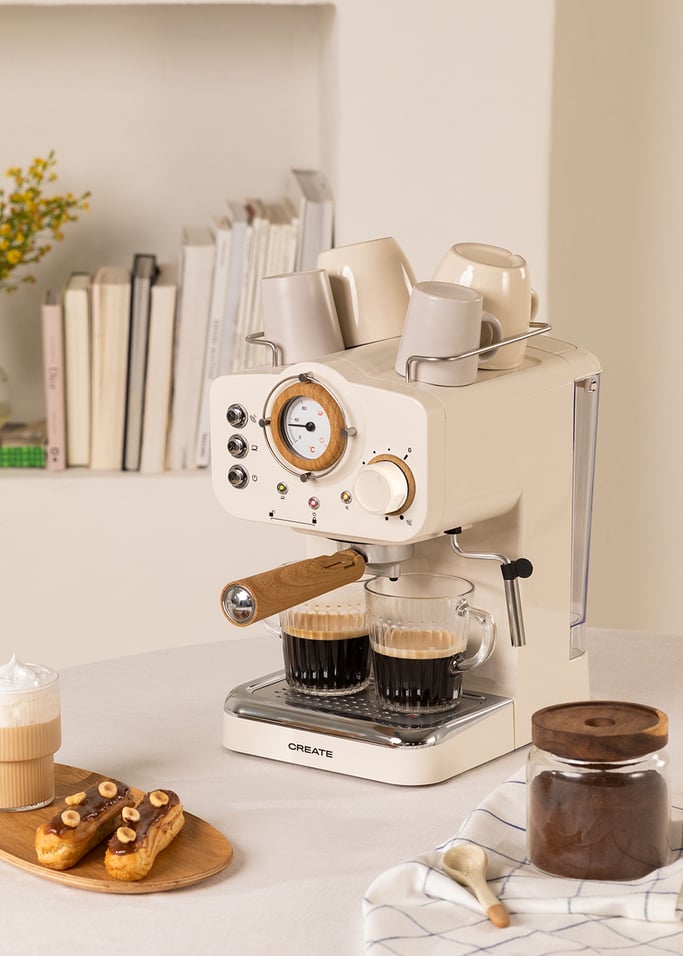 THERA RETRO MATT - Espresso-koffiezetapparaat met matte afwerking, afbeelding van de galerij 1