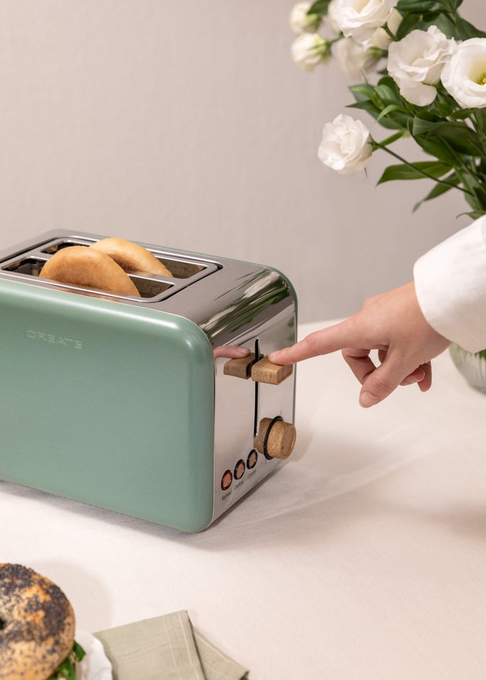 TOAST RETRO - Broodrooster voor breed brood, afbeelding van de galerij 2
