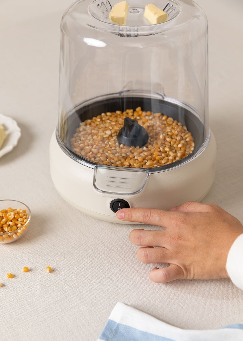 POPCORN MAKER STUDIO Popcornmaker met botersmelter Create