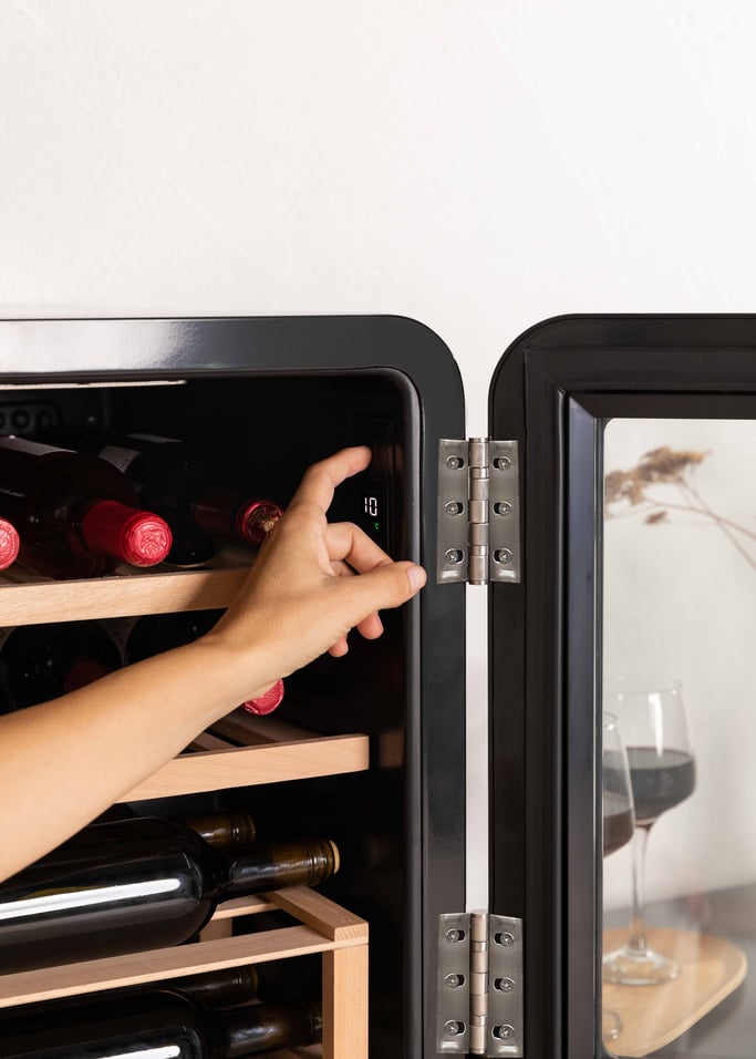 WINECOOLER RETRO M - Elektrische wijnkelder met 12 flessen, afbeelding van de galerij 2