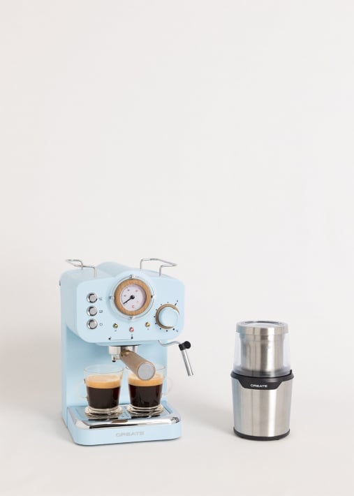 Kopen Pack THERA RETRO Express-koffiezetapparaat + MILL PRO koffie- en kruidenmolen