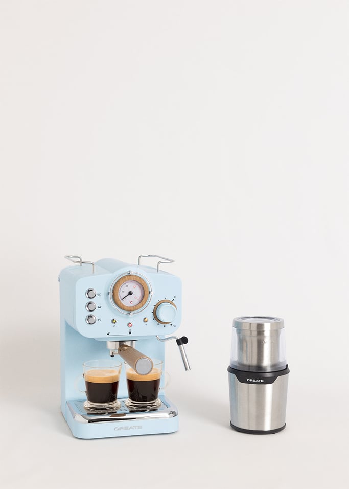 Pack THERA RETRO Express-koffiezetapparaat + MILL PRO koffie- en kruidenmolen, afbeelding van de galerij 1