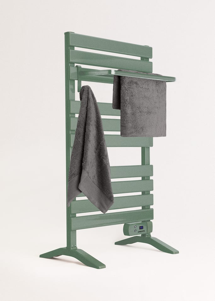 WARM TOWEL - Elektrische handdoekhouder voor op de vloer of aan de muur 500W, afbeelding van de galerij 3